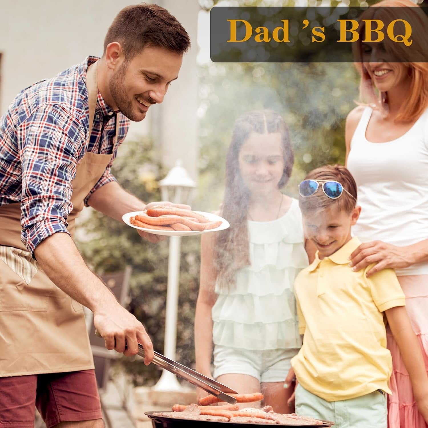 Dad's BBQ Engraved Bamboo Chopping Board