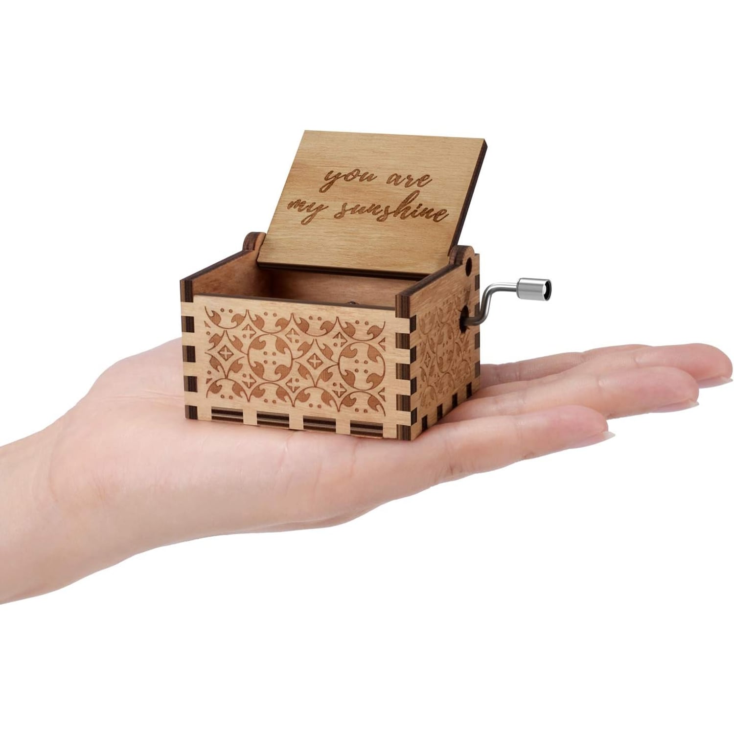 You Are My Sunshine Engraved Wooden Music Box