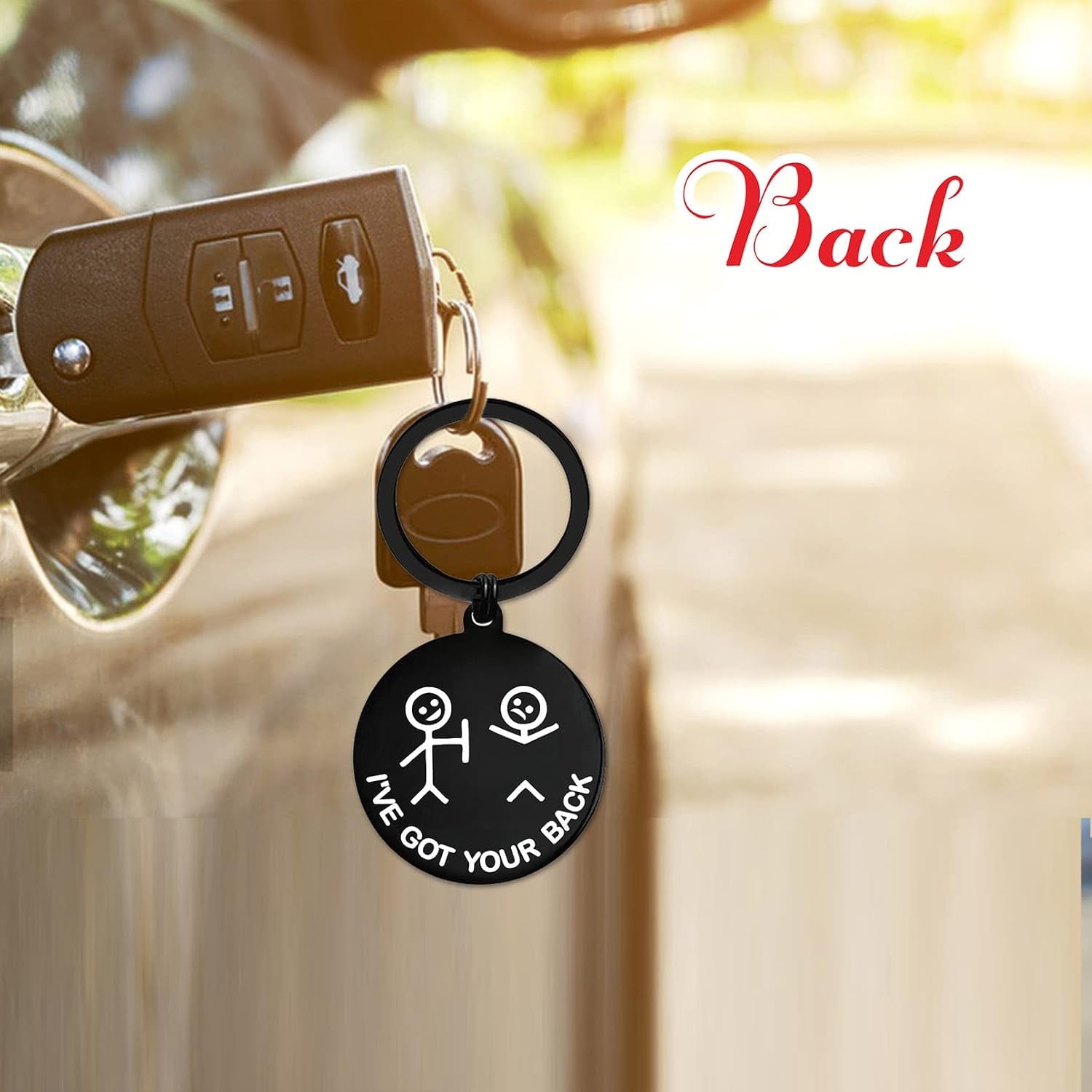 Good Friends Are Like Stars Engraved Keyring: image 4
