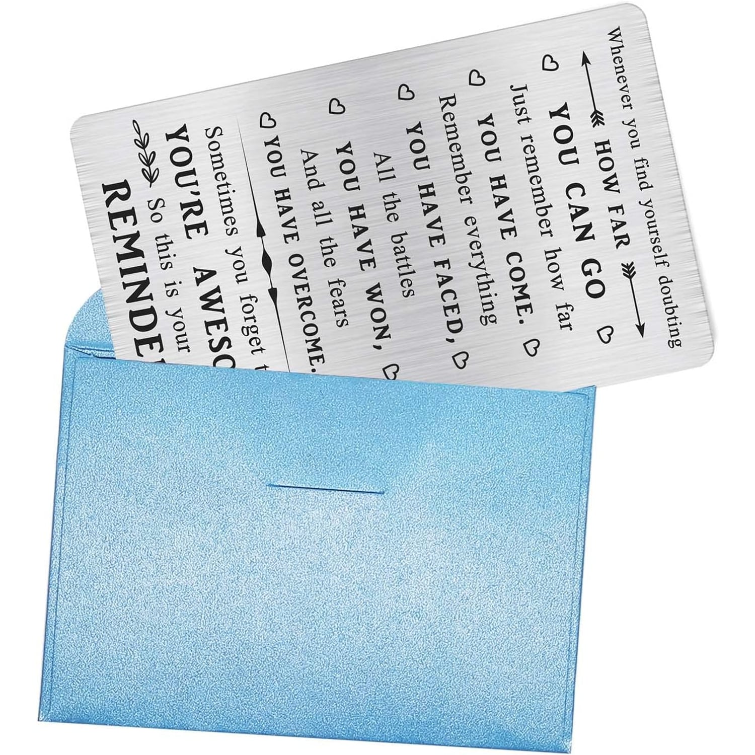 You Are Awesome Engraved Wallet Card: image 4